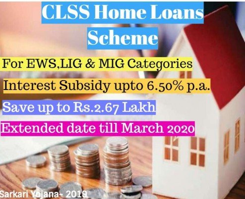 CLSS Scheme - Credit Linked Interest Subsidy Scheme Extended Till March 2020
