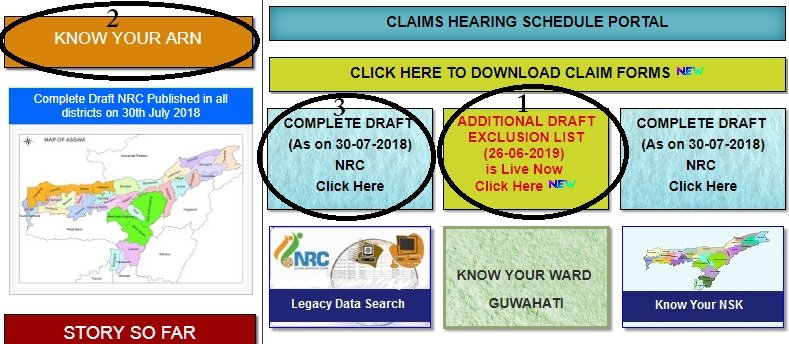 Assam NRC Additional Draft Exclusion List﻿