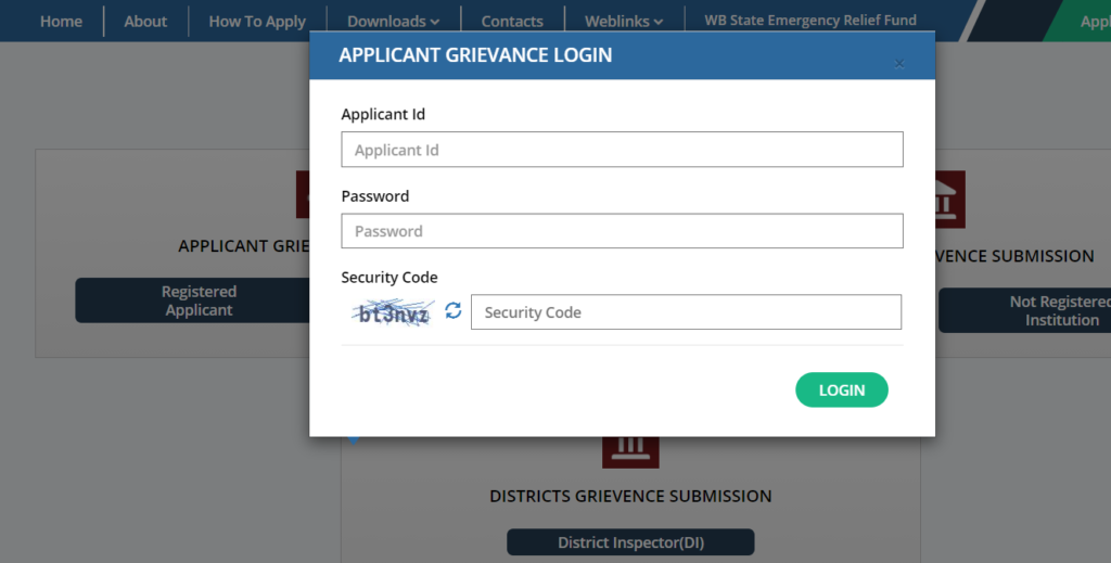 Registered Applicant Grievance